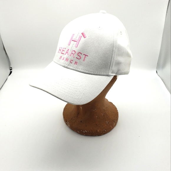 HEARST CASTLE White And Pink Baseball Hat Baseball Cap - Picture 1 of 3